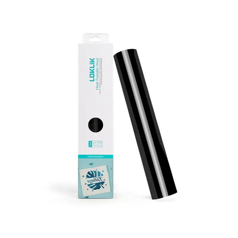 Heat Transfer Vinyl Basic 12 m - Black - 30.5 x 1200 cm