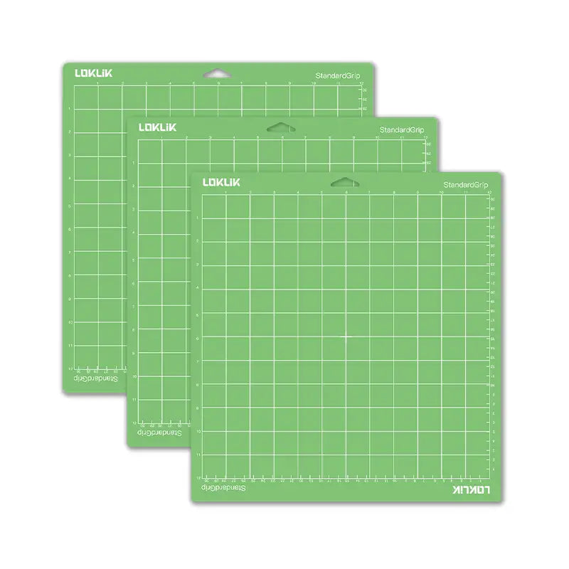 LOKLiK Cutting Mat 3 Pack - Green Standard Grip