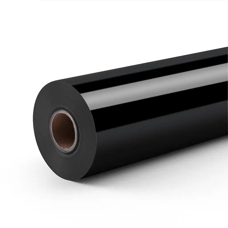 Permanent Adhesive Vinyl Glossy - Black - 30.5 x 180 cm