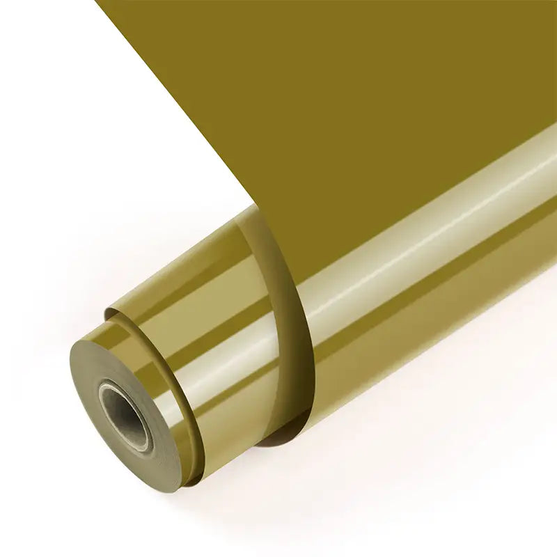 Permanent Adhesive Vinyl Glossy - Golden - 30.5 x 180 cm