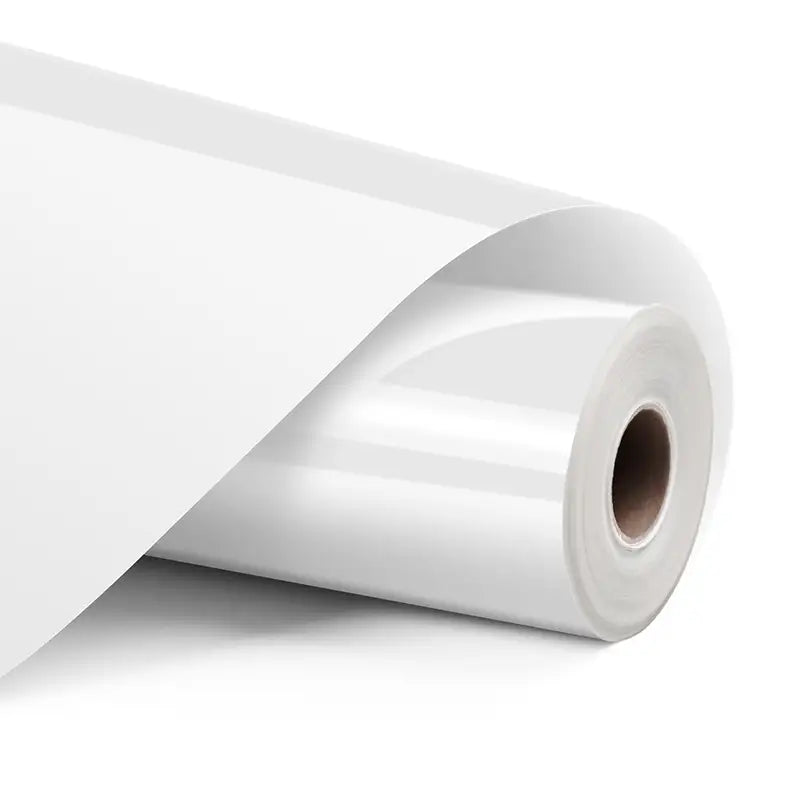 Permanent Adhesive Vinyl Glossy - White - 30.5 x 180 cm