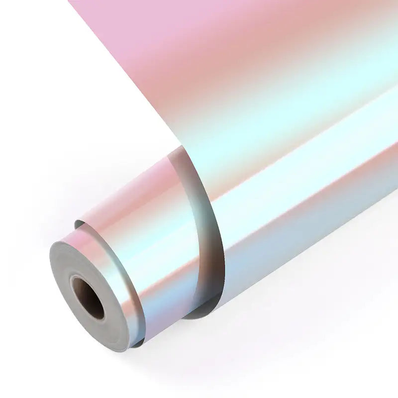 Permanent Adhesive Vinyl Holographic - Pink - 30.5 x 90 cm