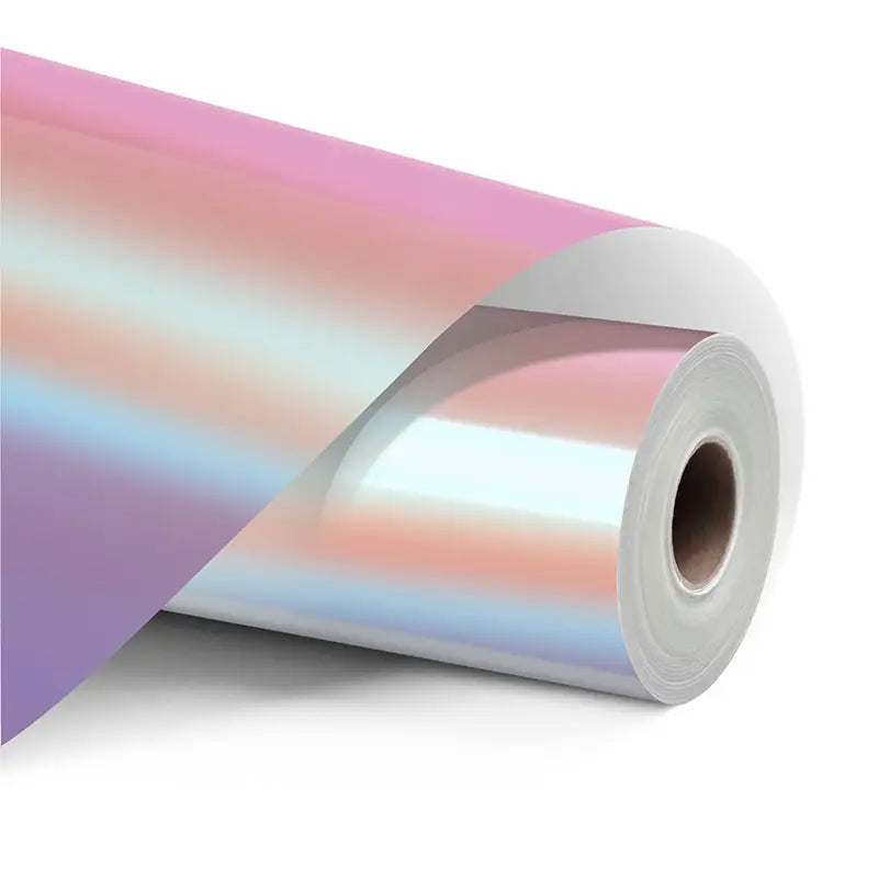 Permanent Adhesive Vinyl Holographic - Pink - 30.5 x 90 cm