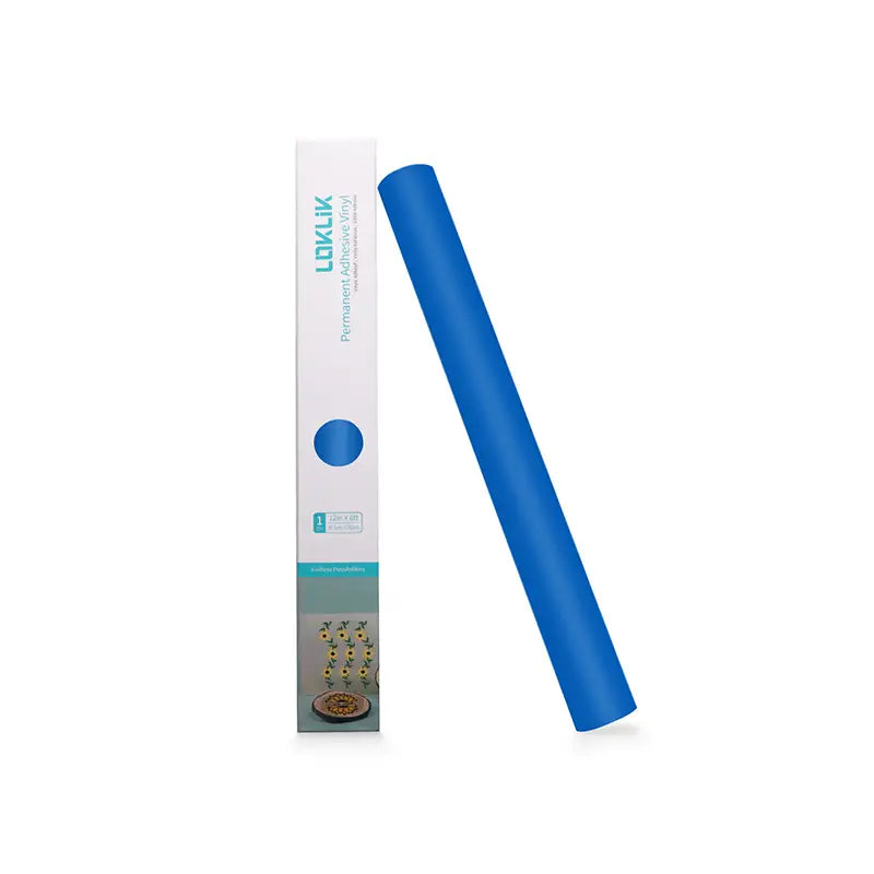 Permanent Adhesive Vinyl Matte - Blue - 30.5 x 180 cm