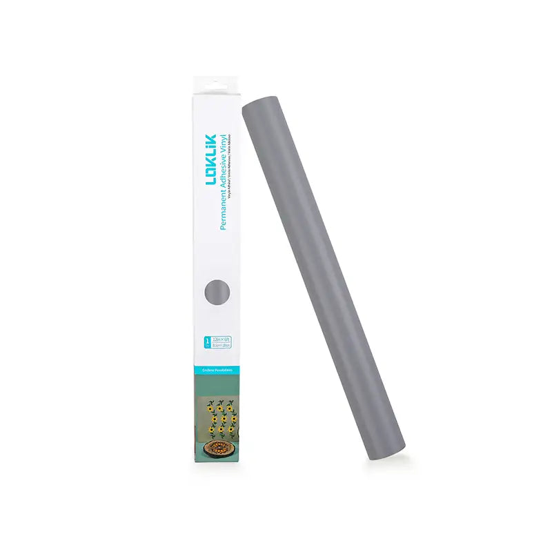 Permanent Adhesive Vinyl Matte - Light Gray - 30.5 x 180 cm