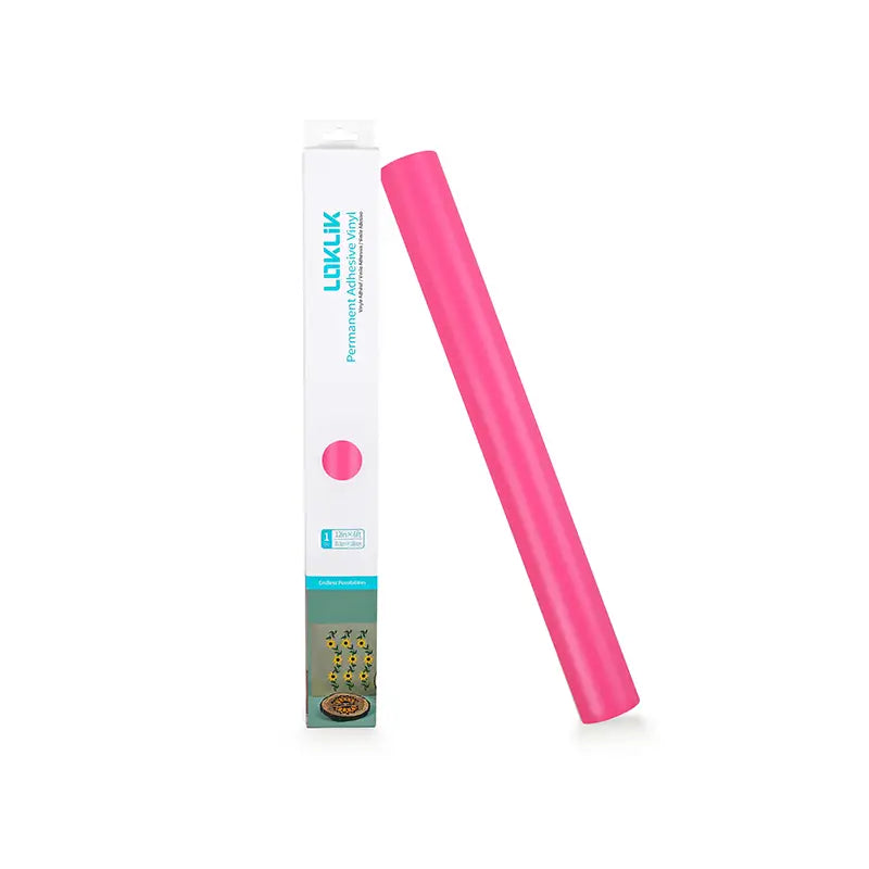 Permanent Adhesive Vinyl Matte - Pink - 30.5 x 180 cm
