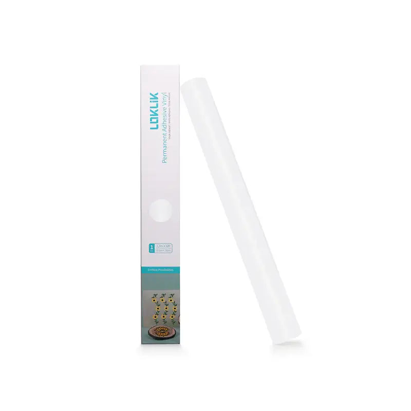 Permanent Adhesive Vinyl Matte - White - 30.5 x 180 cm