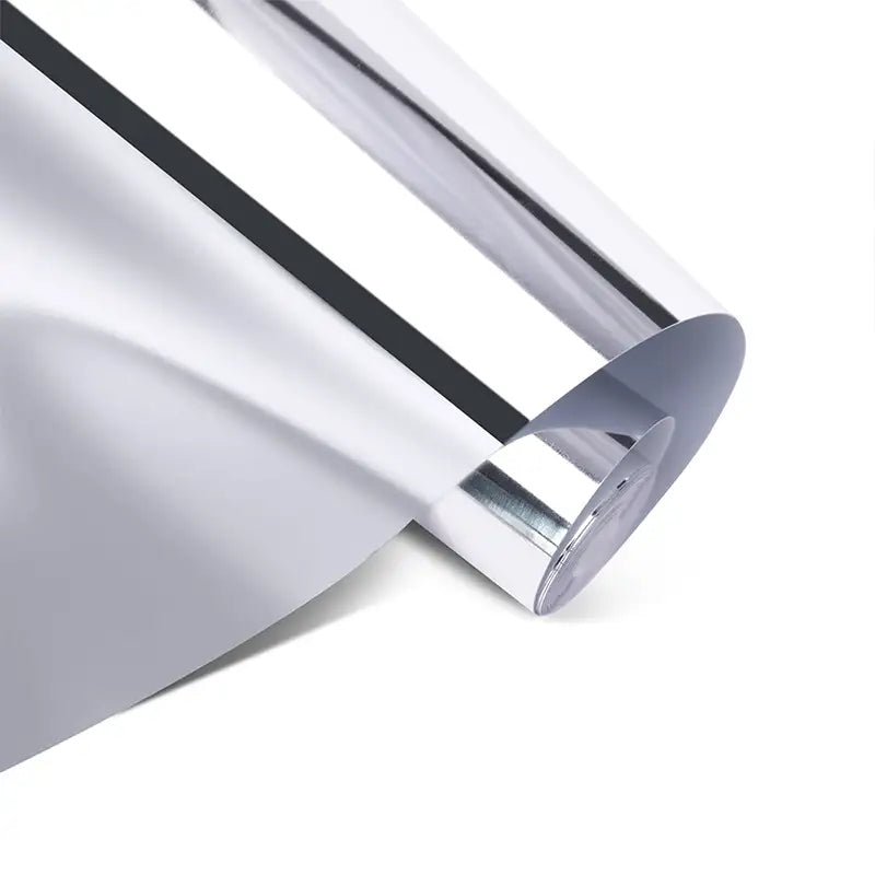 Permanent Adhesive Vinyl Mirror Metallic - Silver - 30.5 x 180 cm