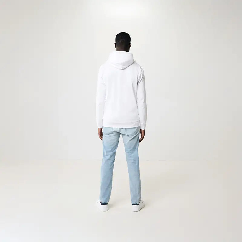 Jasper White Recycled Cotton Hoodie
