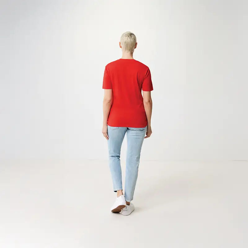 Bryce Red Recycled Cotton T-Shirt