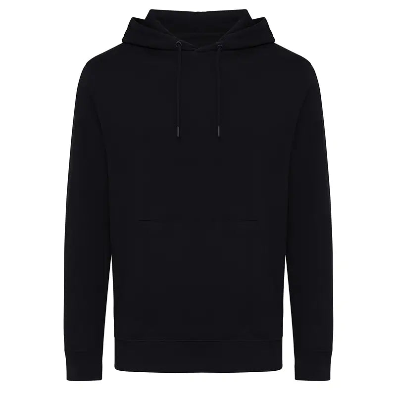 Rila Black Lightweight Recycled Cotton Hoodie