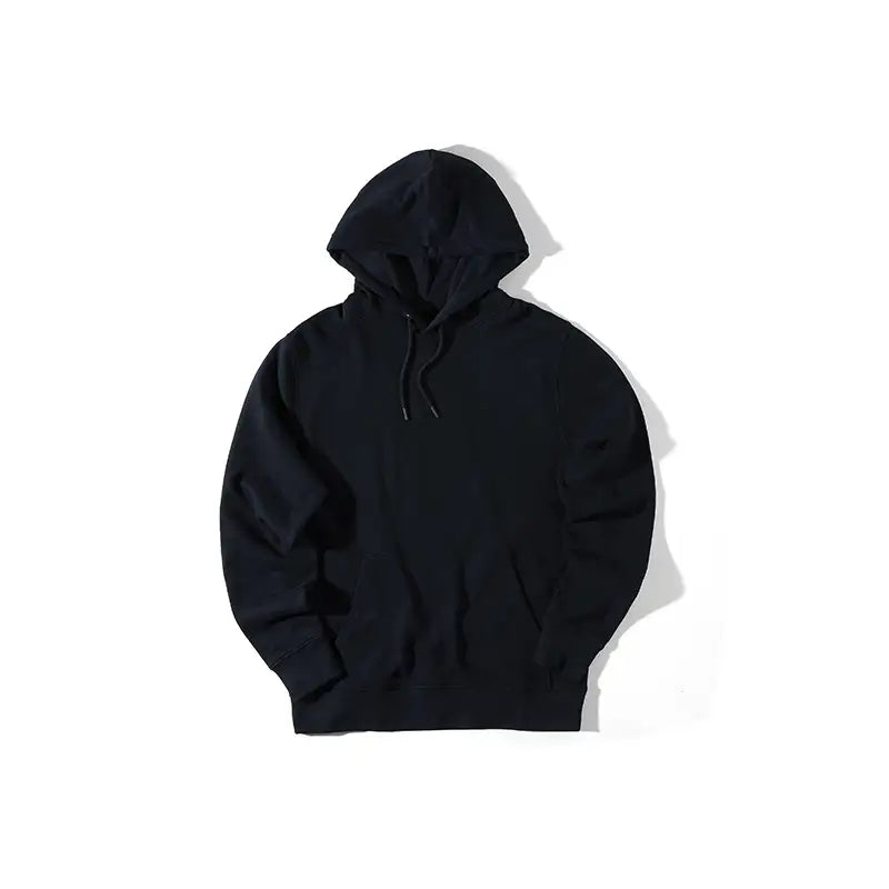 Rila Black Lightweight Recycled Cotton Hoodie