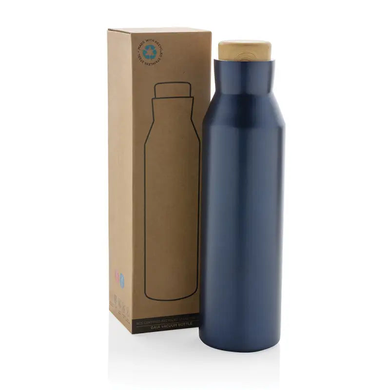 Blue Stainless Steel Vacuum Bottle
