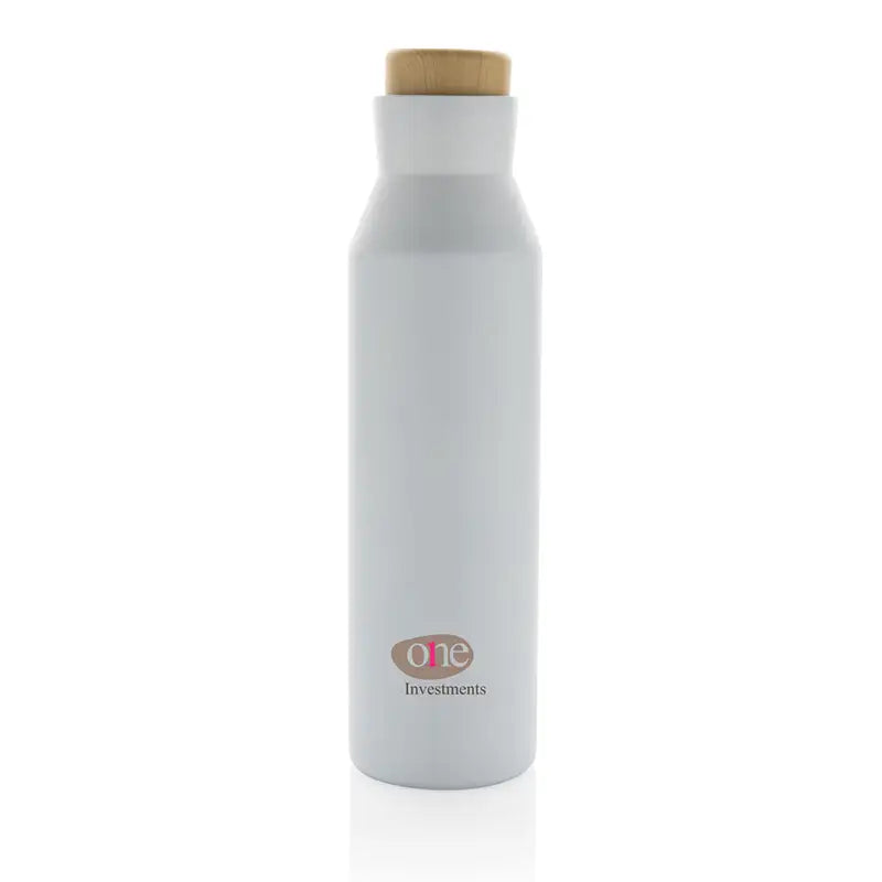 White Stainless Steel Vacuum Bottle