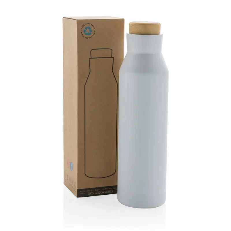 White Stainless Steel Vacuum Bottle