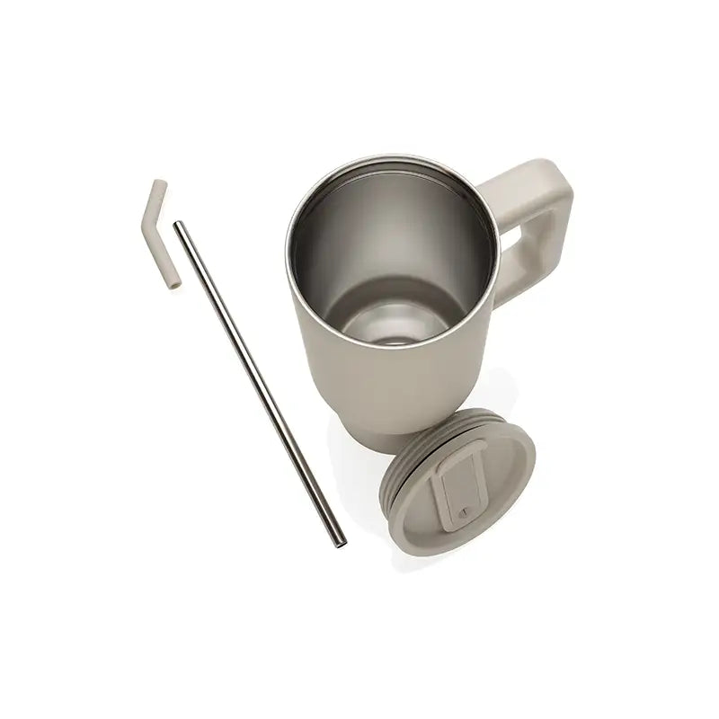 Deluxe 900ml Stainless Steel Tumbler - Beige