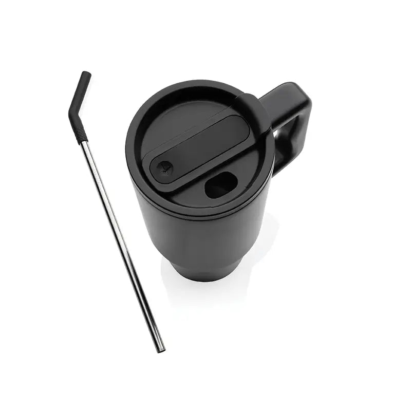 Deluxe 900ml Stainless Steel Tumbler - Black