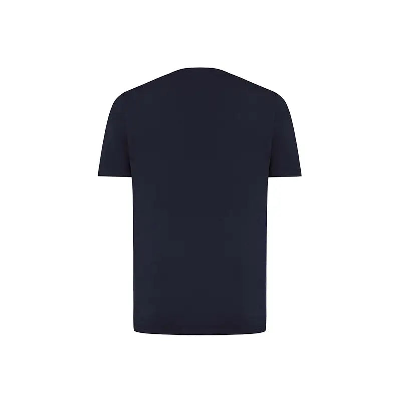 Brett Navy Recycled Cotton T-Shirt