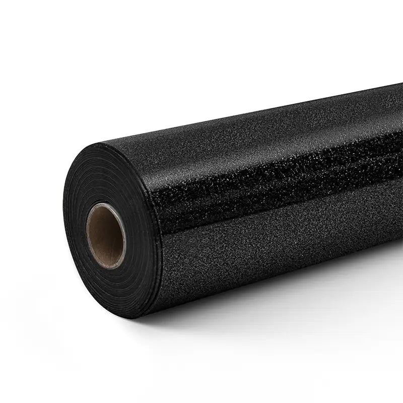 Heat Transfer Vinyl Glitter - Black - 30.5 x 90 cm