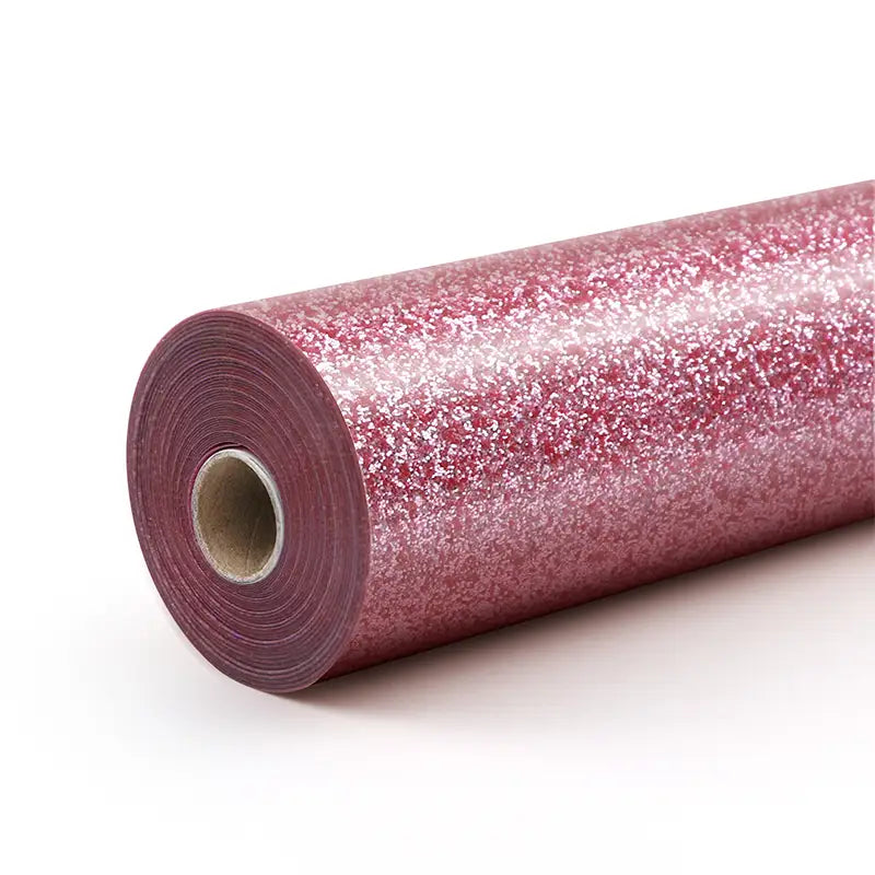 Heat Transfer Vinyl Glitter - Pink - 30.5 x 90 cm