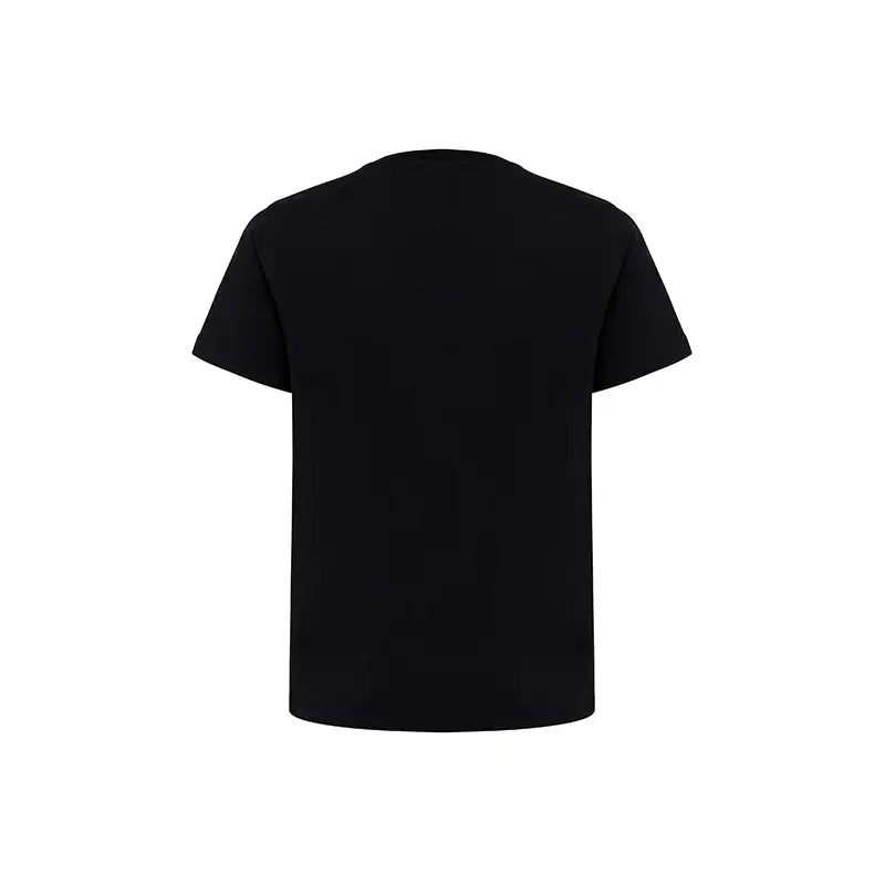 Black Lightweight Recycled Cotton T-Shirt for KIDS