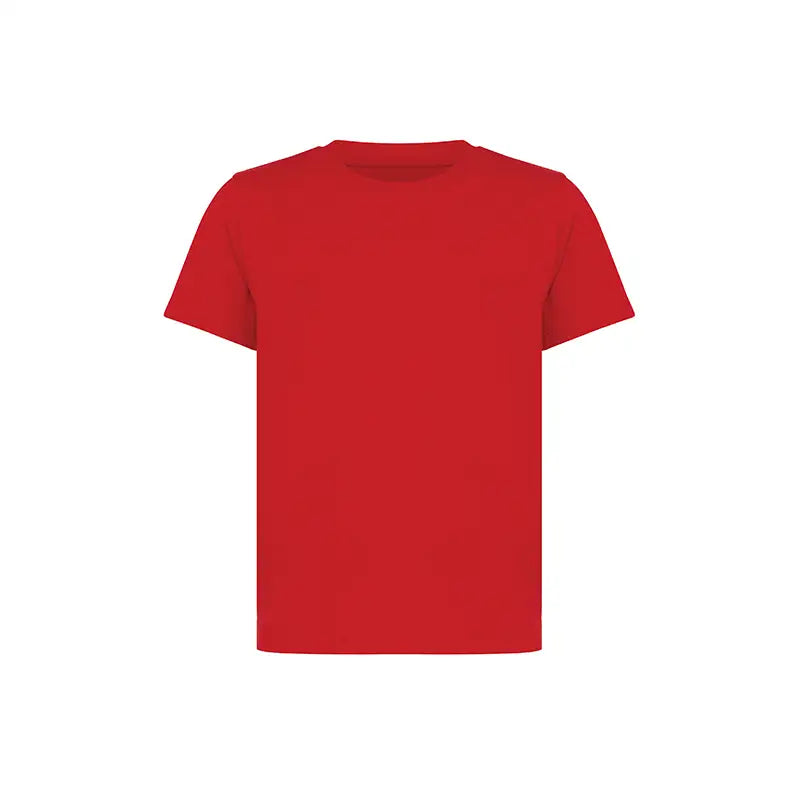 Red Lightweight Recycled Cotton T-Shirt for KIDS
