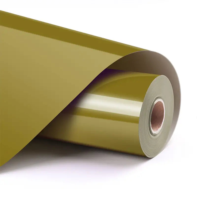 Permanent Adhesive Vinyl Glossy - Golden - 30.5 x 180 cm