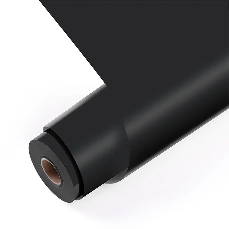 Permanent Adhesive Vinyl Matte - Black - 30.5 x 180 cm