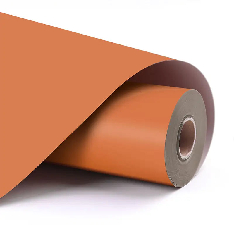 Permanent Adhesive Vinyl Matte - Orange - 30.5 x 180 cm