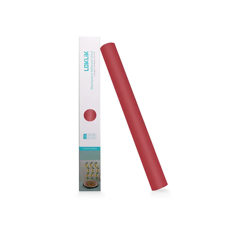 Permanent Adhesive Vinyl Matte - Red - 30.5 x 180 cm