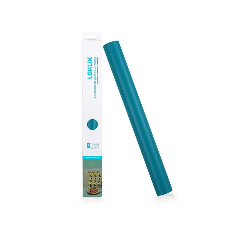 Permanent Adhesive Vinyl Matte - Teal - 30.5 x 180 cm