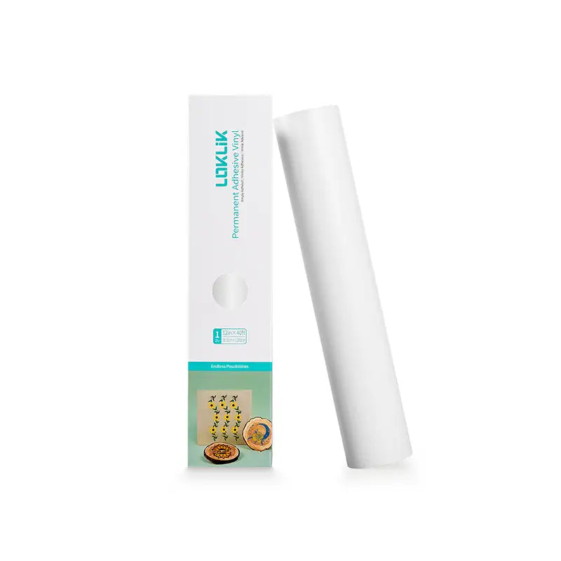 Permanent Adhesive Vinyl Matte 12 m - White - 30.5 x 1200 cm
