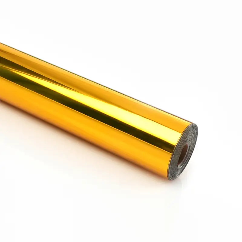Permanent Adhesive Vinyl Mirror Metallic - Gold - 30.5 x 180 cm