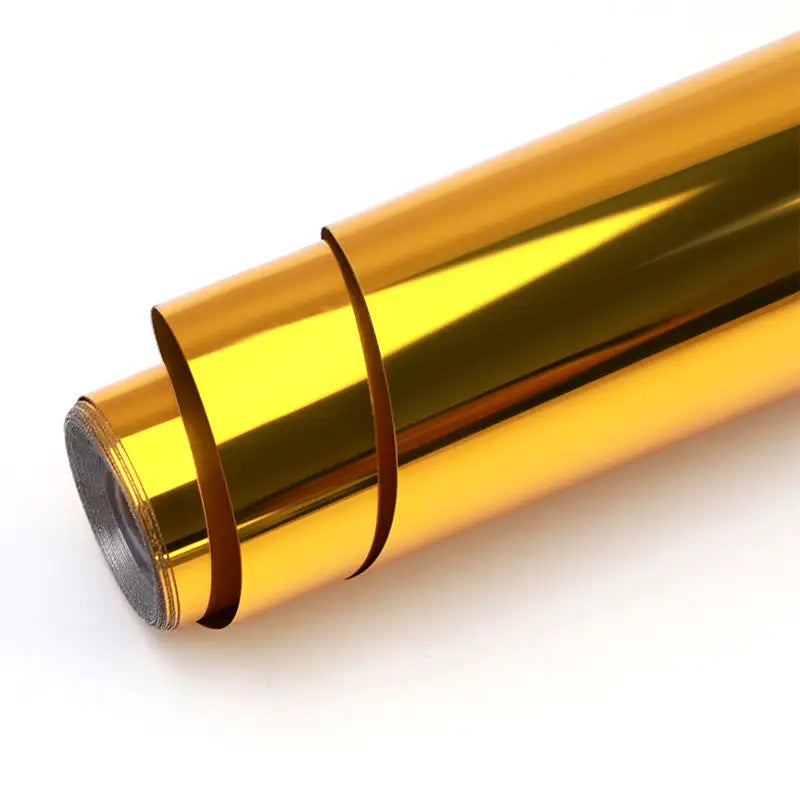 Permanent Adhesive Vinyl Mirror Metallic - Gold - 30.5 x 180 cm