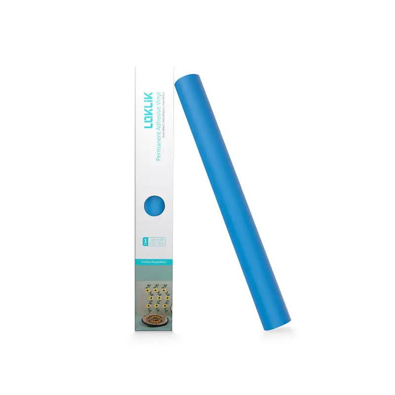 Permanent Adhesive Vinyl Stencil - Light Blue - 30.5 x 180 cm