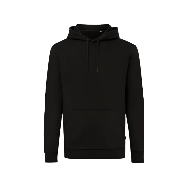 Jasper Black Recycled Cotton Hoodie