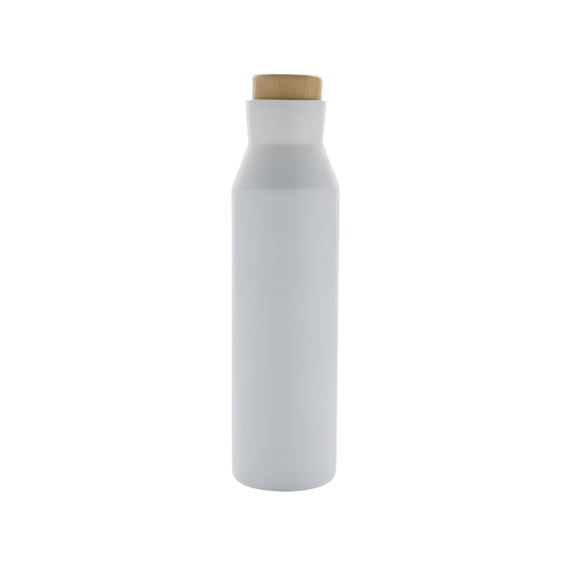 White Stainless Steel Vacuum Bottle