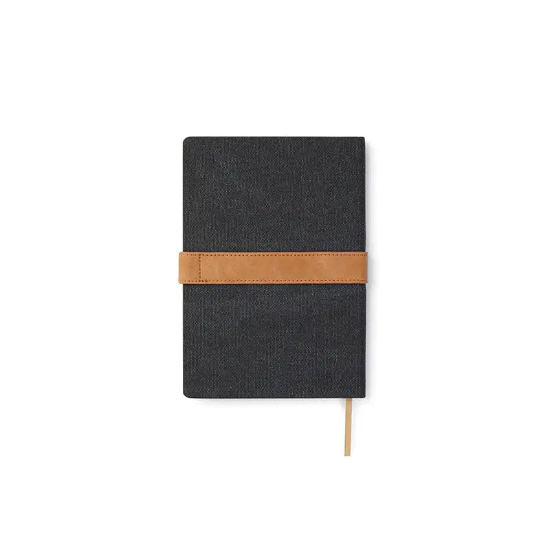 Black Recycled Paper Notebook