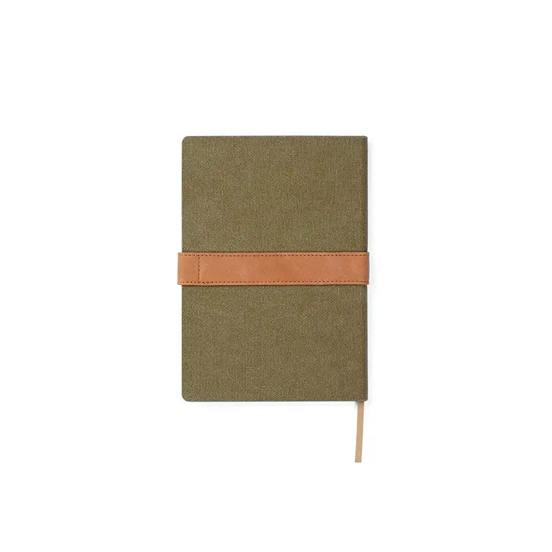 Green Recycled Paper Notebook