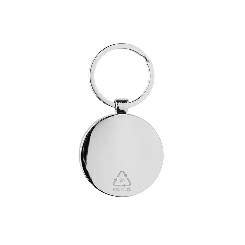 Zinc Alloy Keyring with Bamboo