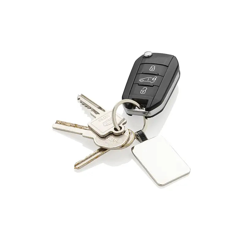 Zinc Alloy Rectangle Keyring
